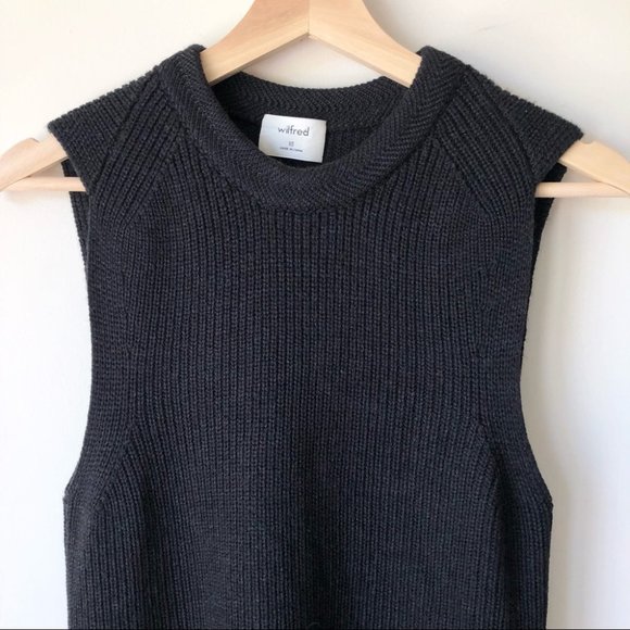 Wilfred 100% Wool Sleeveless Vest Sweater Top XS - Picture 4 of 10